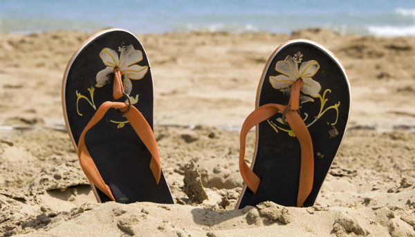 Grab Some Slippahs And Hit The Sand Outside Our Resort